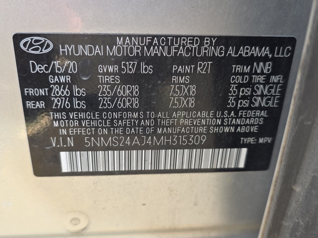 Used 2021 Hyundai Santa Fe SEL FWD image 36