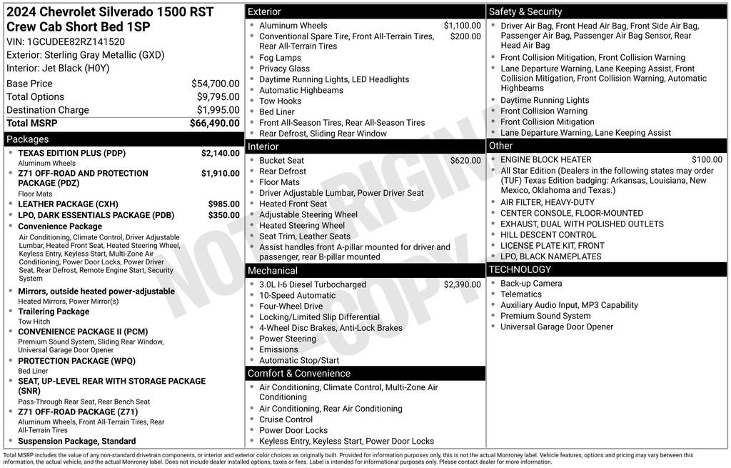 Used 2024 Chevrolet Silverado 1500 RST w/ Texas Edition Plus AWD/4WD image 46