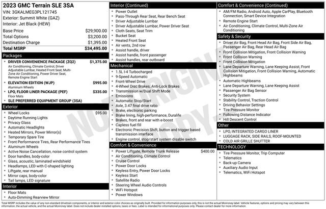 Certified 2023 GMC Terrain SLE w/ Driver Convenience Package image 6