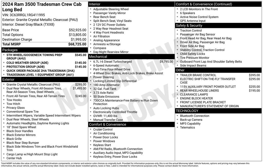 Used 2024 RAM 3500 Tradesman image 42