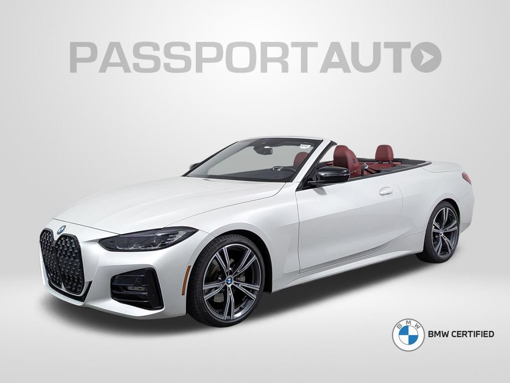 Certified 2022 BMW 430i Convertible w/ M Sport Package RWD image 1