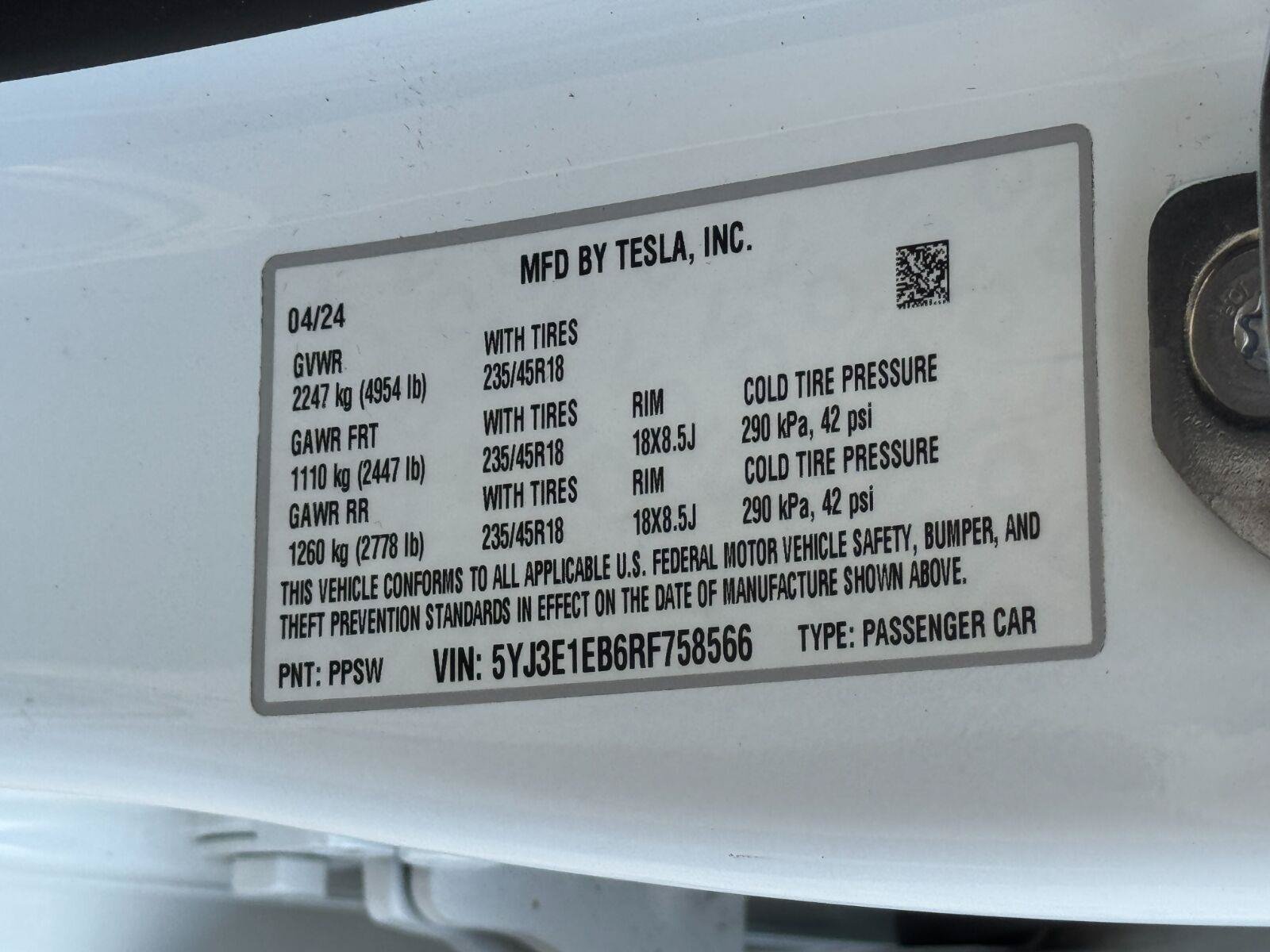 Used 2024 Tesla Model 3 Long Range AWD/4WD image 50