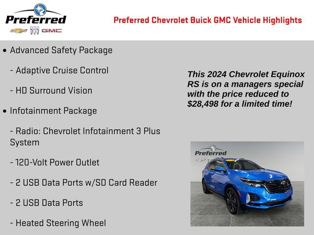 Certified 2024 Chevrolet Equinox RS w/ RS Leather Package image 4