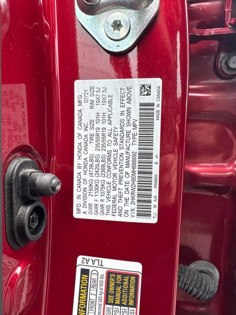 Certified 2021 Honda CR-V Touring image 25