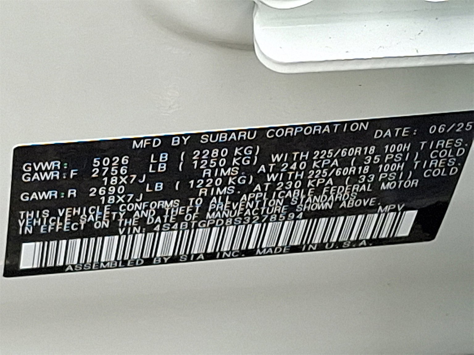 New 2025 Subaru Outback Touring XT image 10