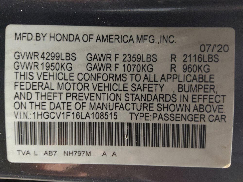 Used 2020 Honda Accord LX image 33
