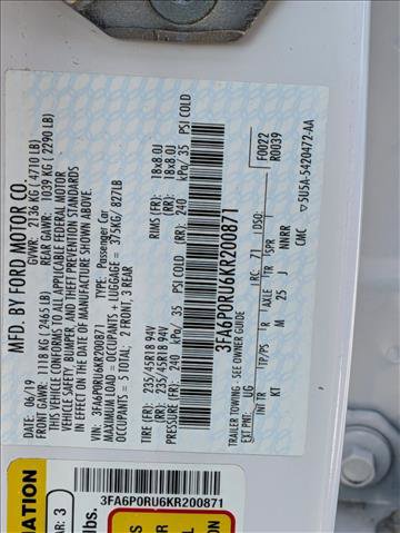 Used 2019 Ford Fusion Titanium FWD image 26