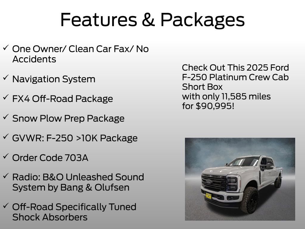 Used 2025 Ford F250 Platinum AWD/4WD image 4