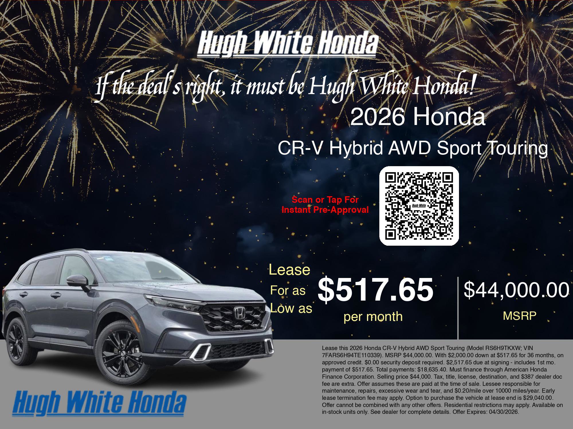 New 2026 Honda CR-V Sport Touring image 3