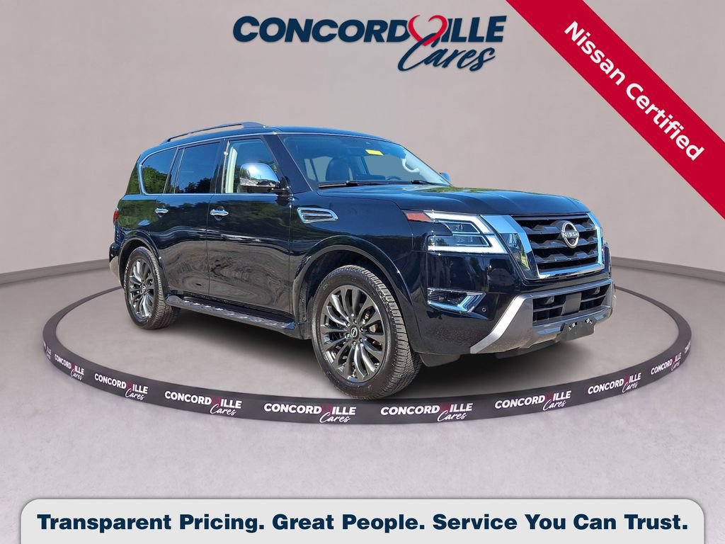 Certified 2024 Nissan Armada Platinum w/ Captain's Chairs Package