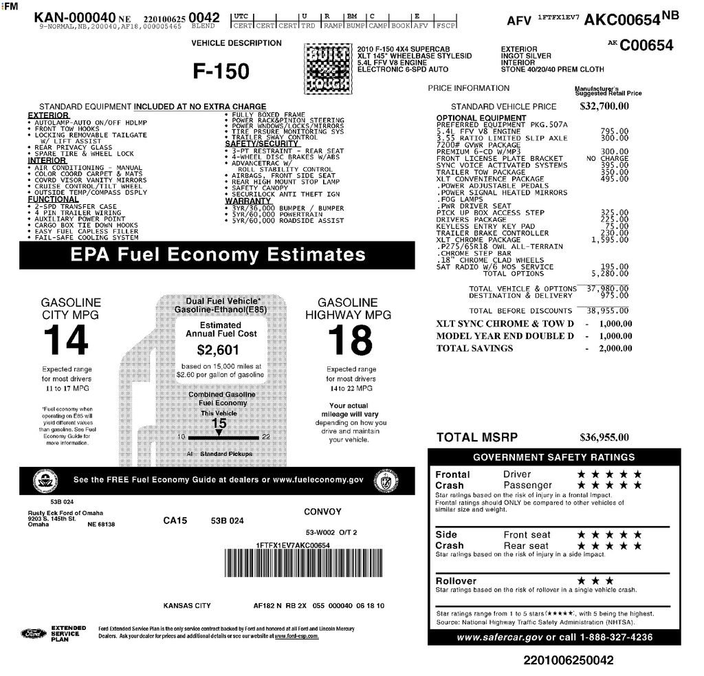 Used 2010 Ford F150 XLT AWD/4WD image 3
