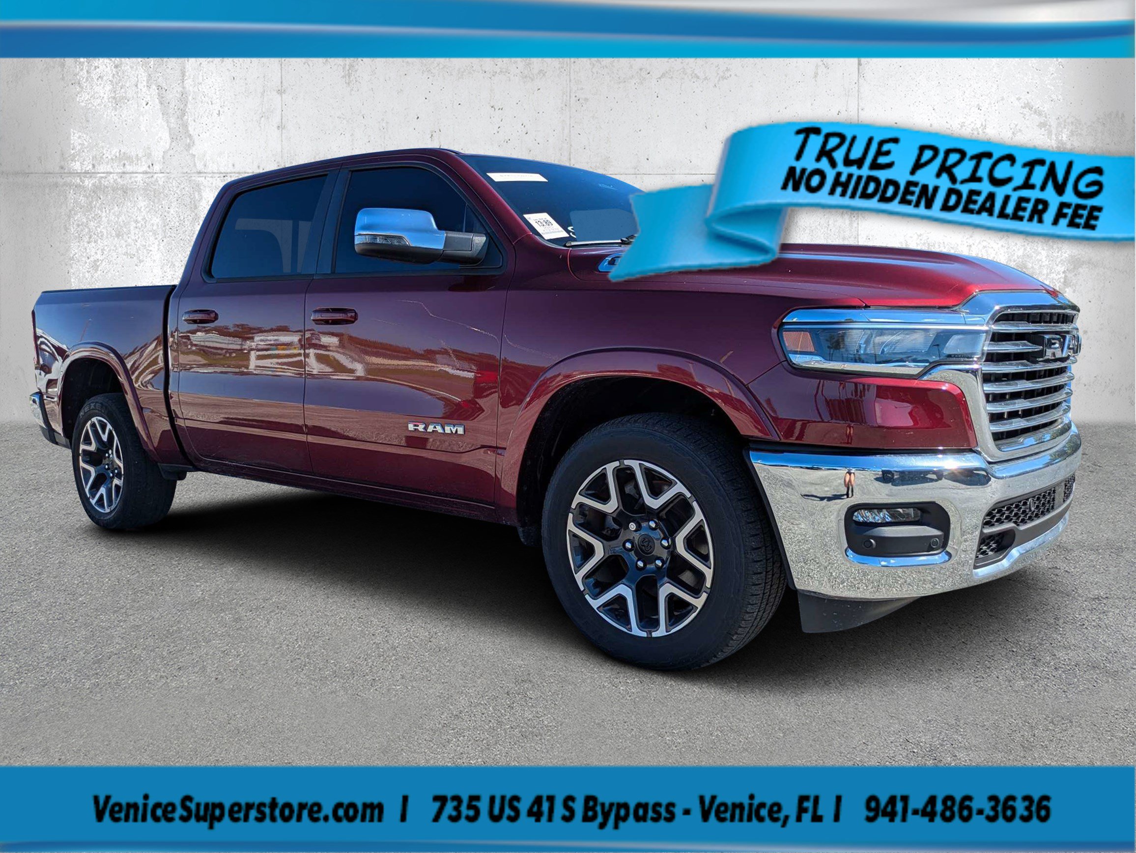 Used 2025 RAM 1500 Laramie w/ Bed Utility Group RWD image 1