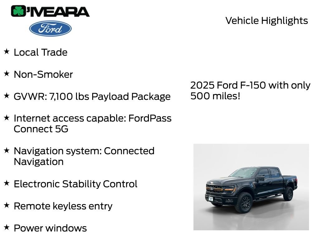 Used 2025 Ford F150 Tremor w/ Bed Utility Package image 8