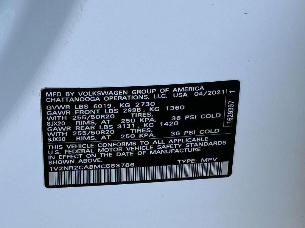 Used 2021 Volkswagen Atlas SE image 35
