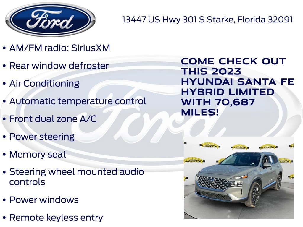 Used 2023 Hyundai Santa Fe Limited image 20