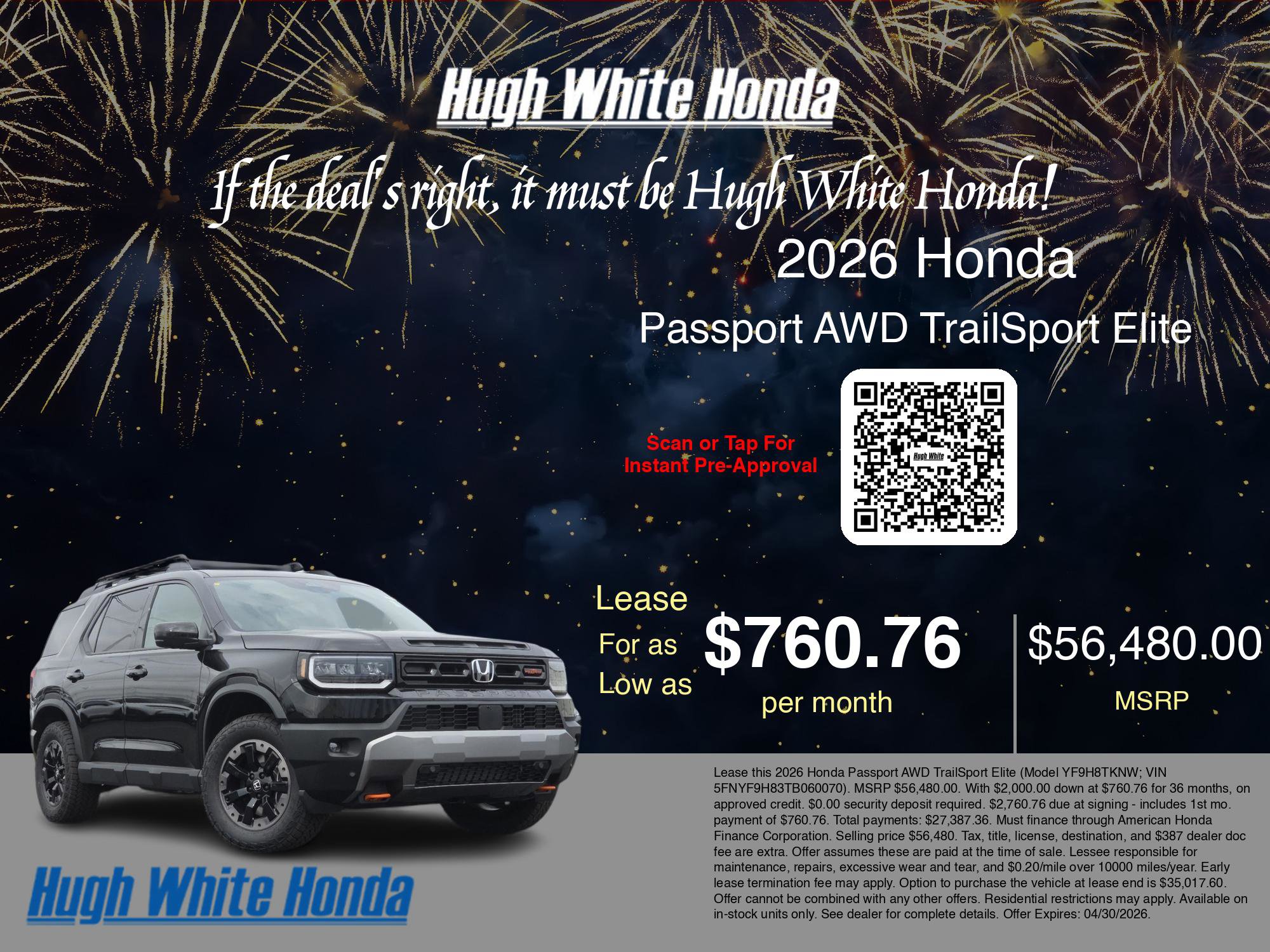 New 2026 Honda Passport TrailSport Elite image 3