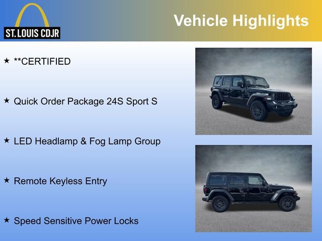 Used 2024 Jeep Wrangler Sport S image 8