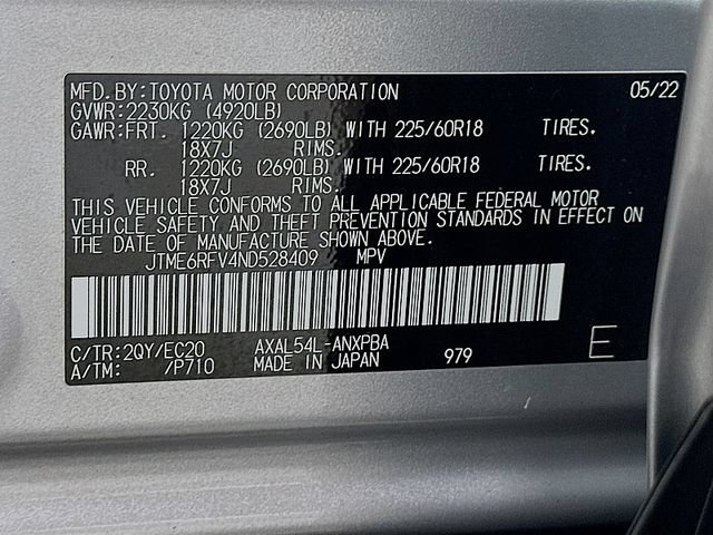 Used 2022 Toyota RAV4 XSE w/ XSE Grade Weather Package AWD/4WD image 33