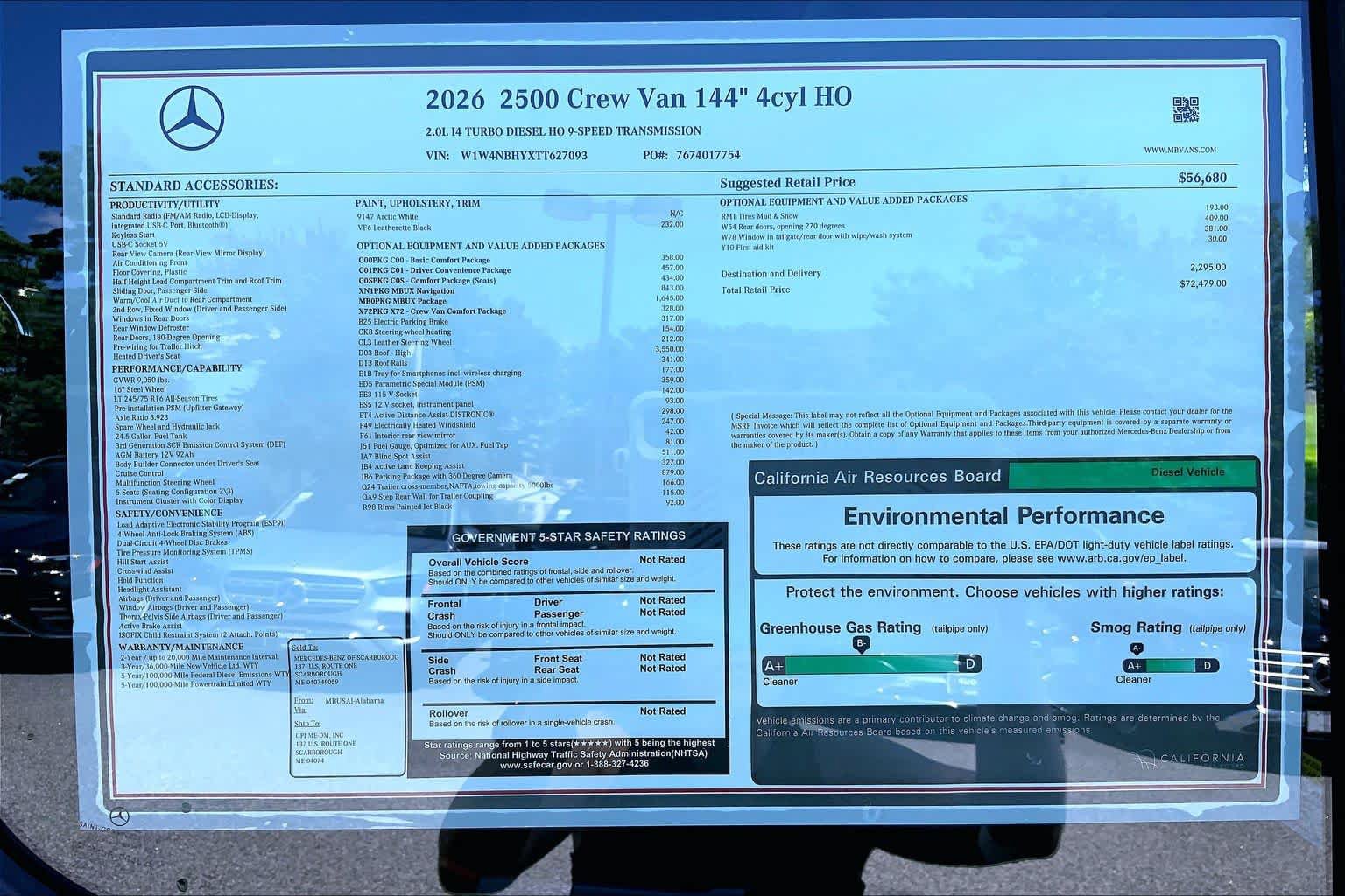 New 2026 Mercedes-Benz Sprinter 2500 image 27