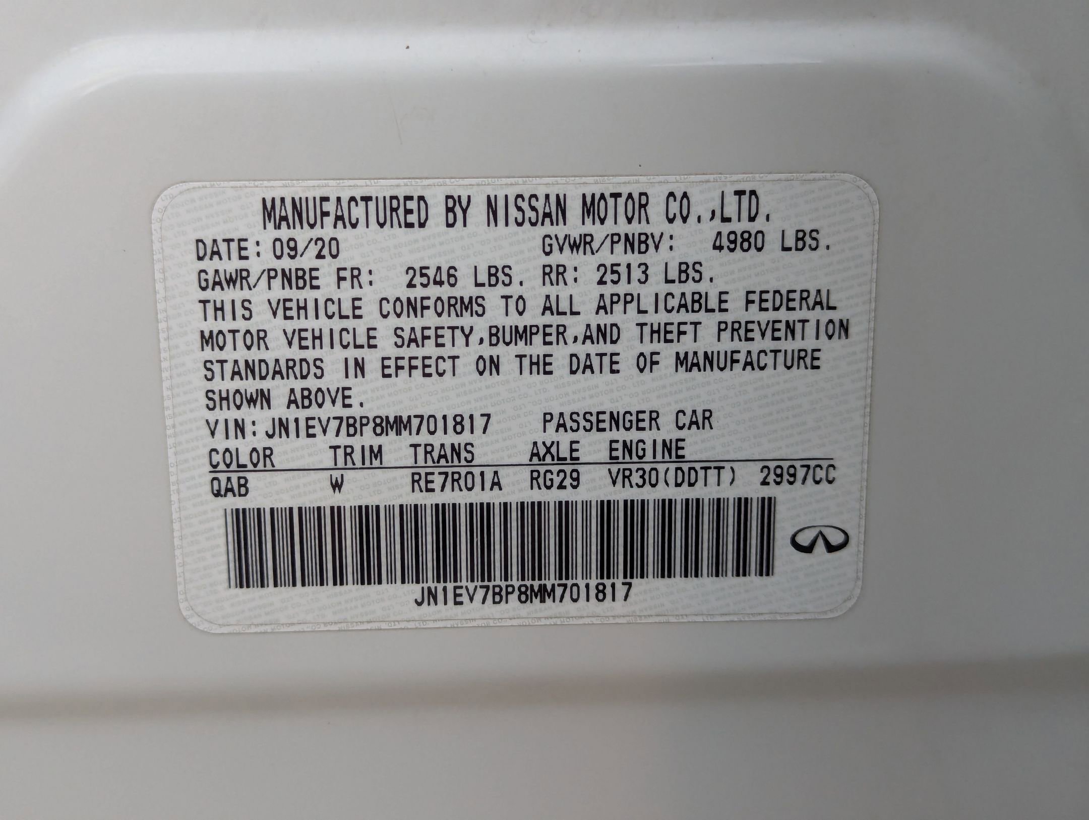 Used 2021 INFINITI Q50 Luxe w/ Seat & Sound Package image 33