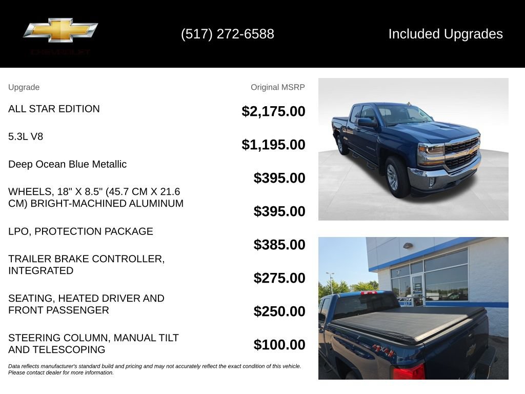 Used 2018 Chevrolet Silverado 1500 LT w/ All Star Edition AWD/4WD image 5