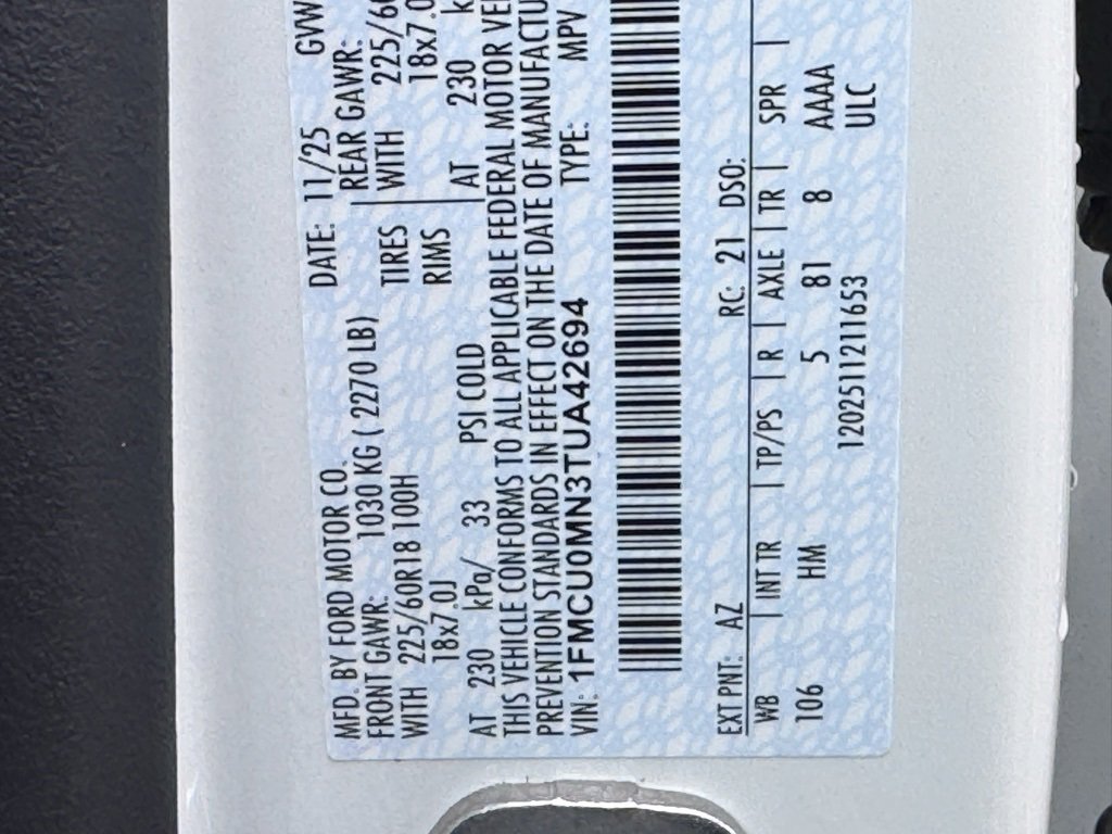 New 2026 Ford Escape ST-Line w/ Tech Pack #1 image 43