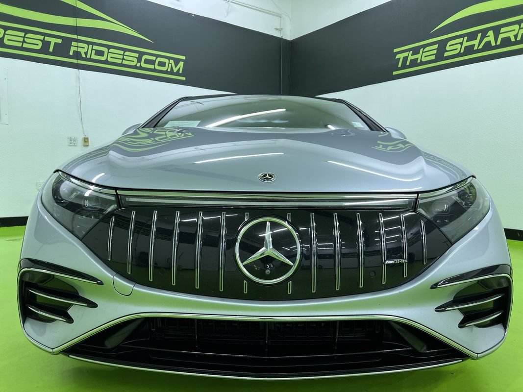 Used 2023 Mercedes-Benz EQS 450+ 4MATIC Sedan w/ AMG Line Exterior Package image 3