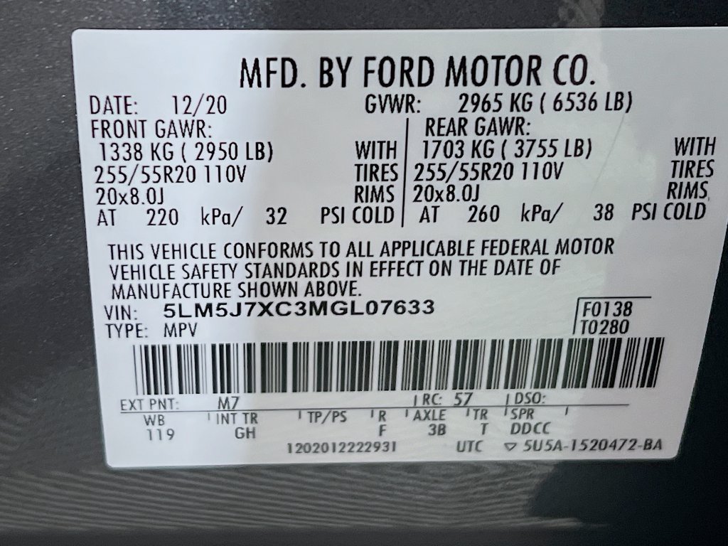 Used 2021 Lincoln Aviator Reserve w/ Equipment Group 201A AWD/4WD image 38