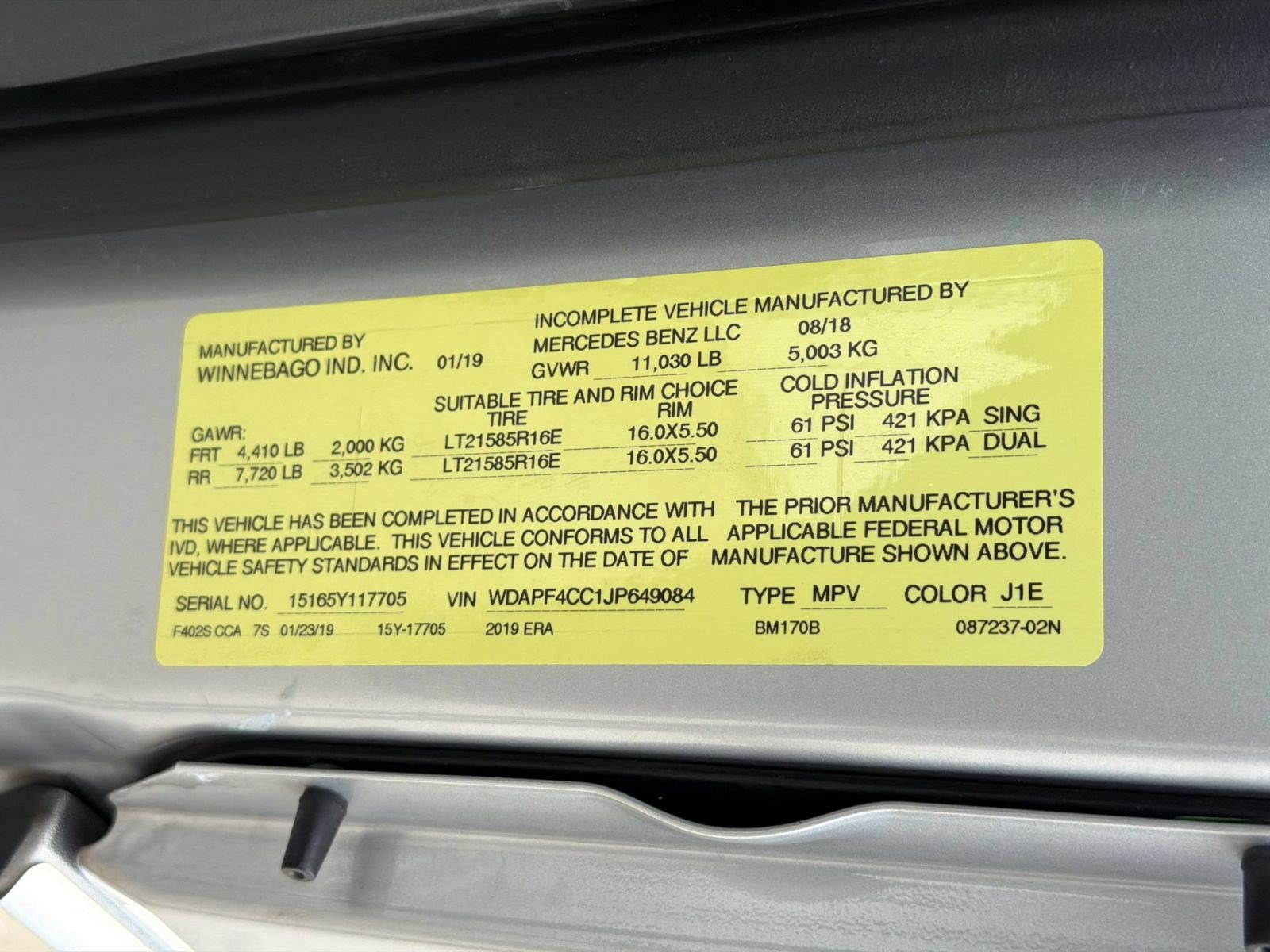 Used 2018 Mercedes-Benz Sprinter 3500 image 22