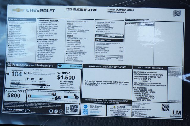 New 2025 Chevrolet Equinox EV LT image 30