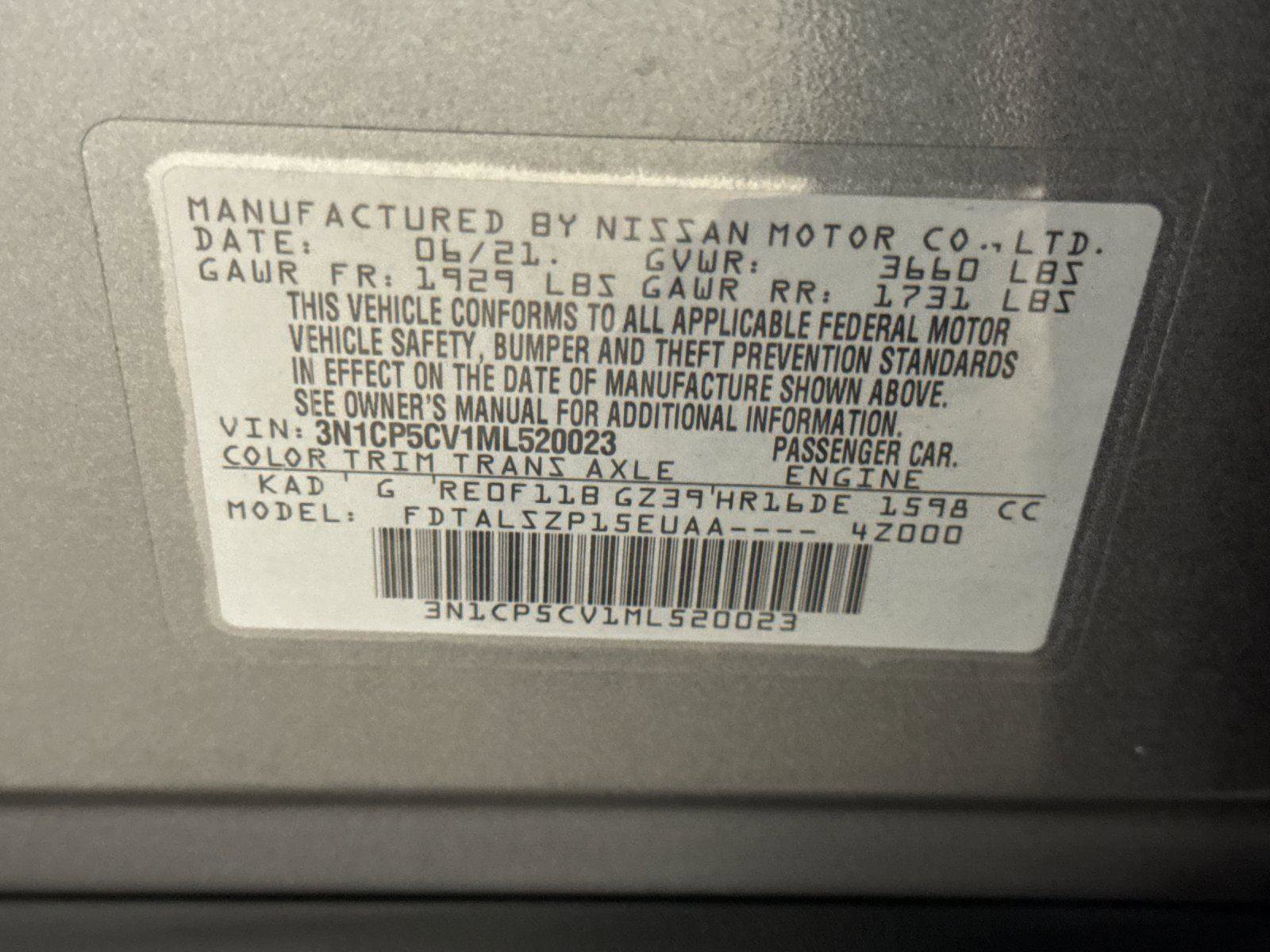 Used 2021 Nissan Kicks SV image 27