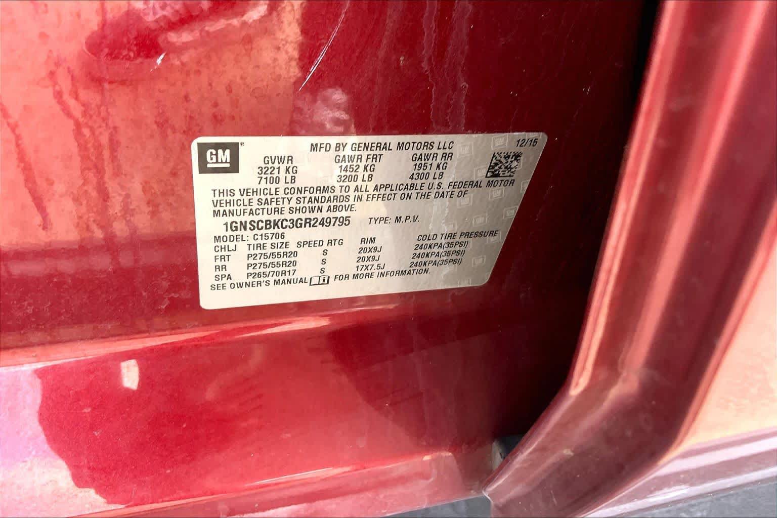 Used 2016 Chevrolet Tahoe LT RWD image 37