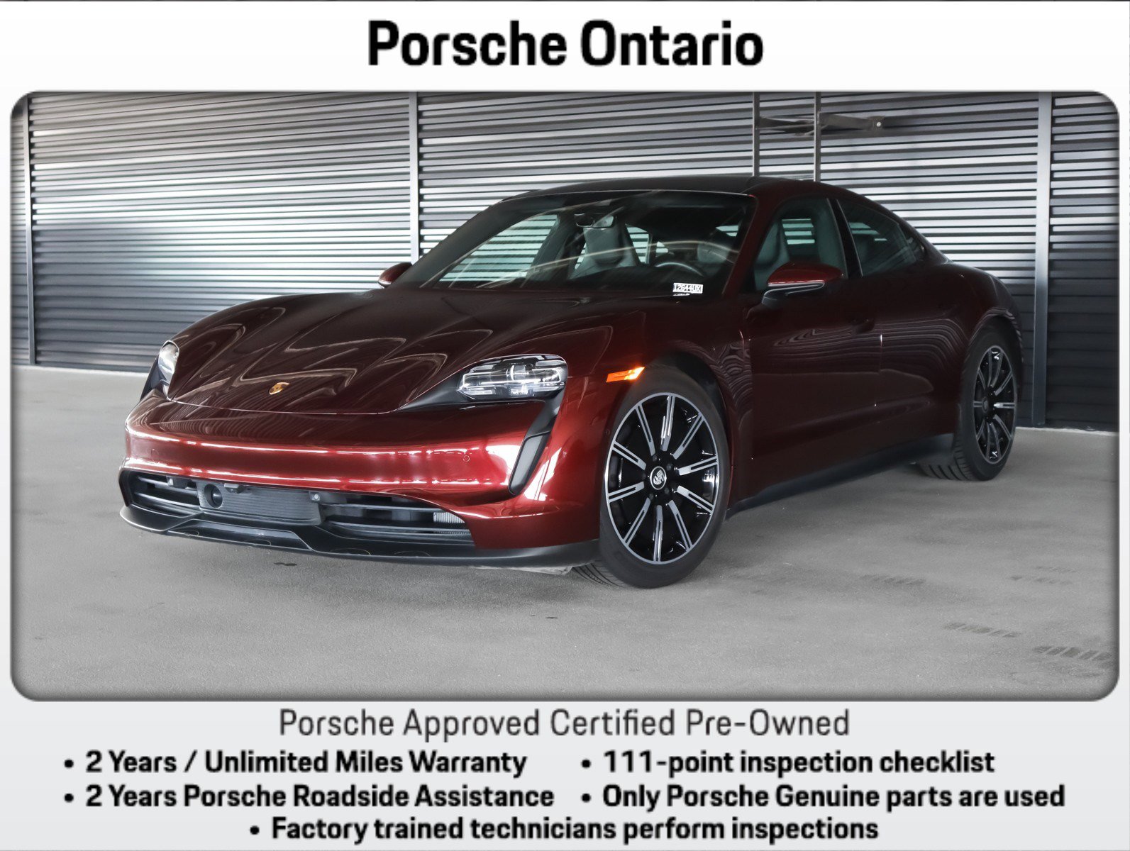 Certified 2023 Porsche Taycan RWD image 1