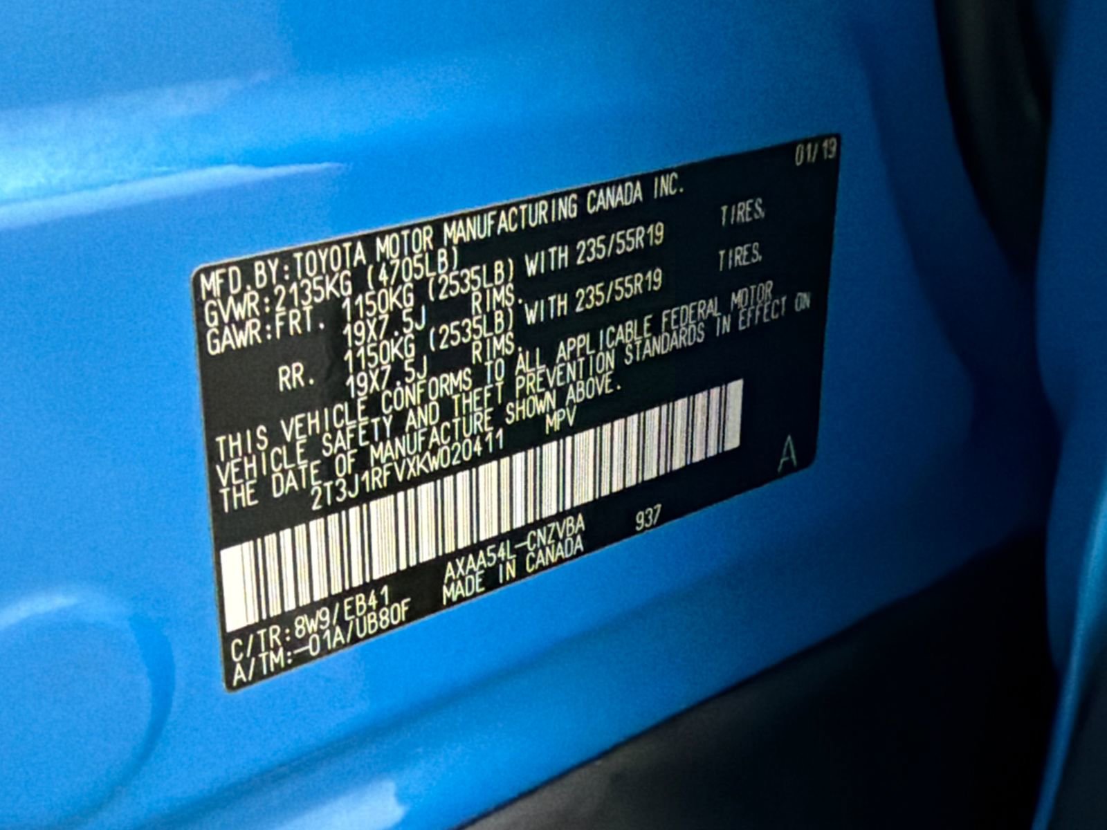 Used 2019 Toyota RAV4 Adventure w/ Cold Weather Package image 34