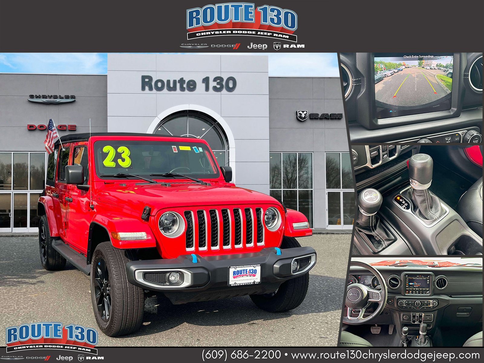 Used 2023 Jeep Wrangler Unlimited Sahara w/ Cold Weather Group AWD/4WD image 1