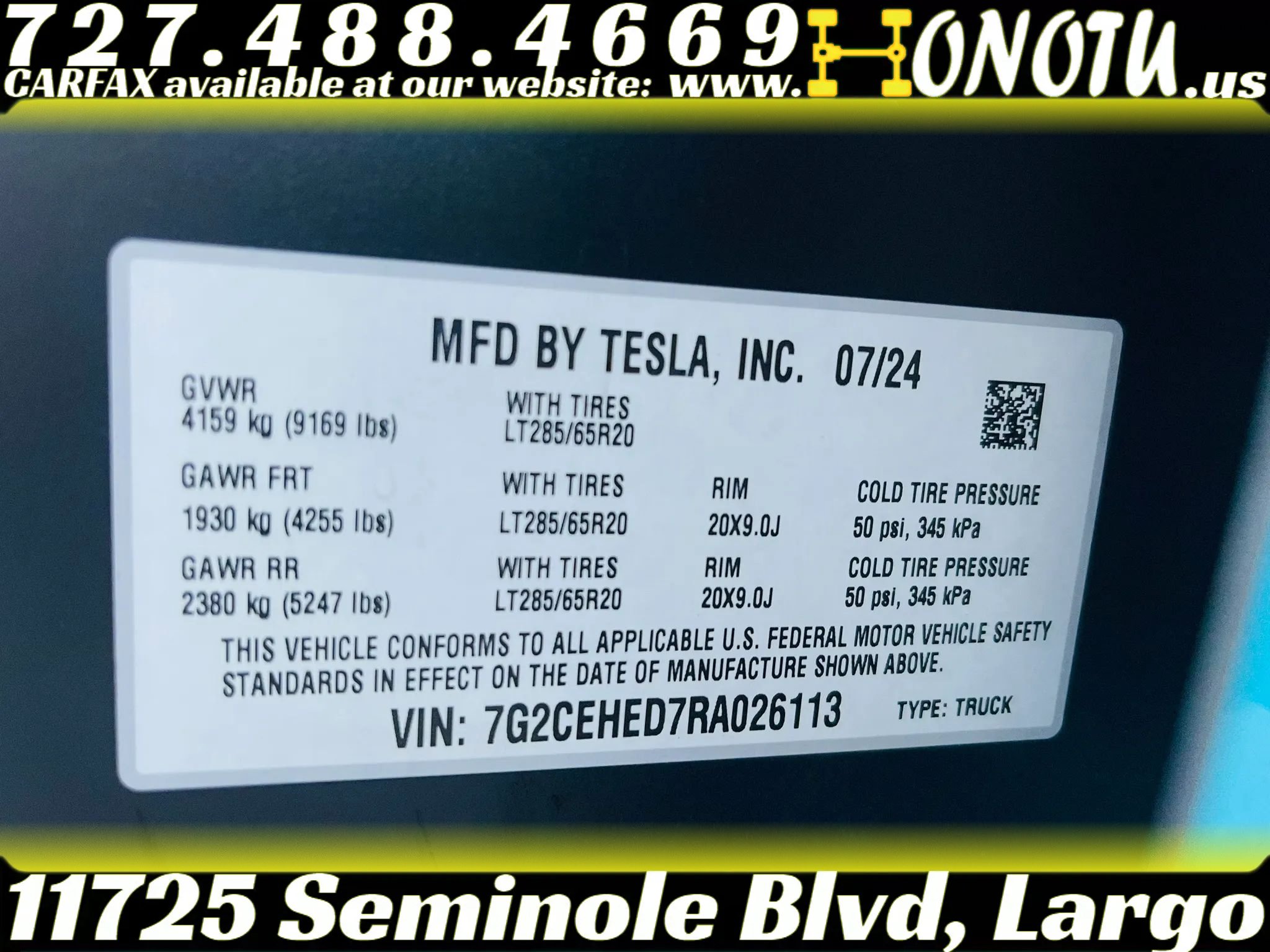 Used 2024 Tesla Cybertruck AWD Crew Cab image 30