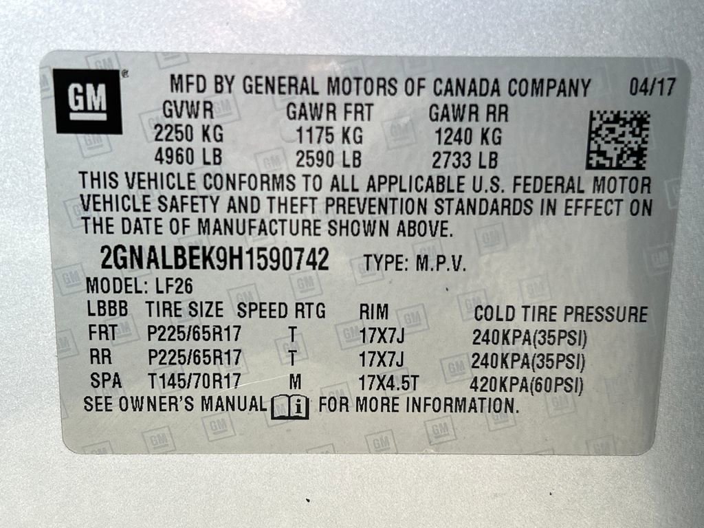 Used 2017 Chevrolet Equinox LS image 36