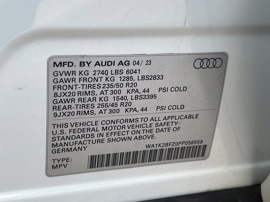 Used 2023 Audi Q4 e-tron Premium w/ Black Optic Package AWD/4WD image 55