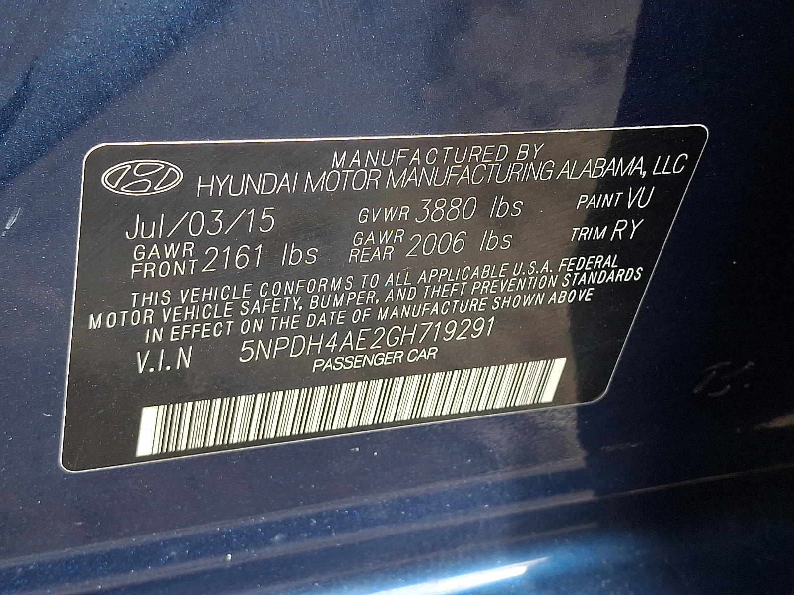 Used 2016 Hyundai Elantra Value Edition FWD image 29