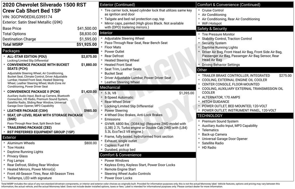 Used 2020 Chevrolet Silverado 1500 RST w/ All-Star Edition image 6