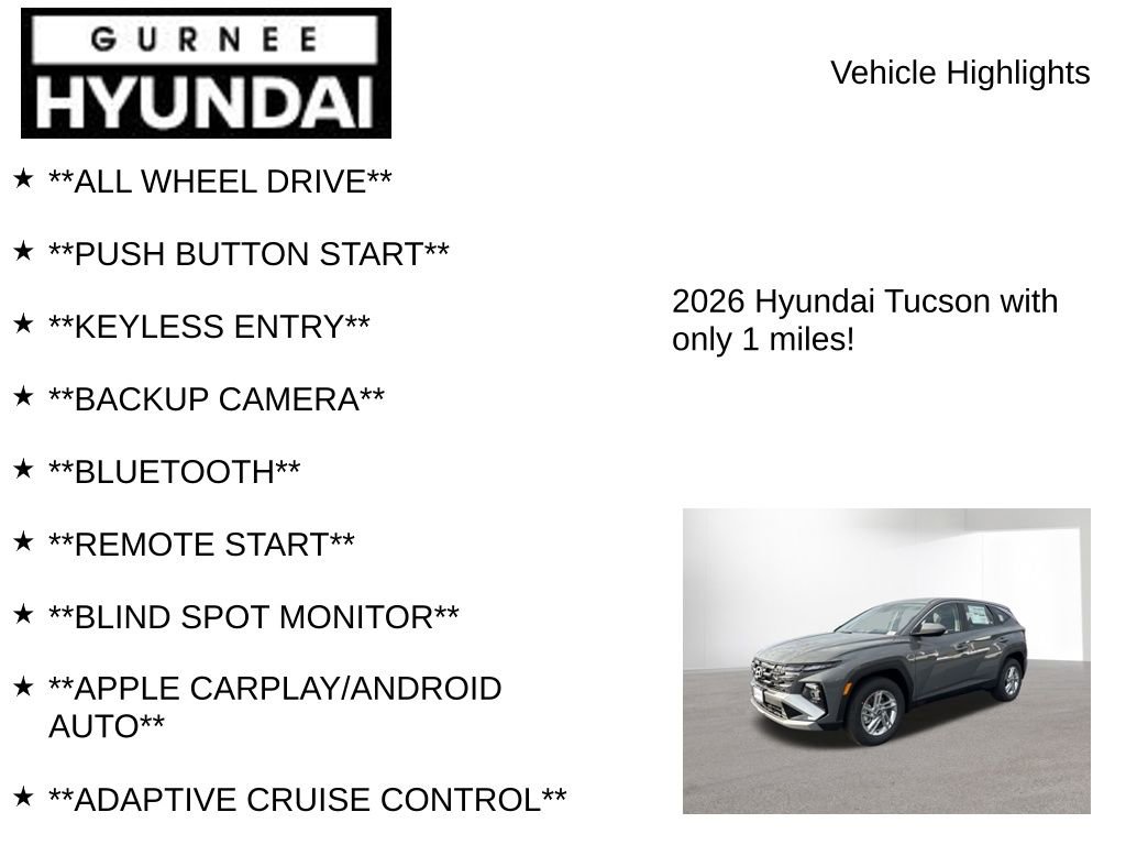 New 2026 Hyundai Tucson SE image 8