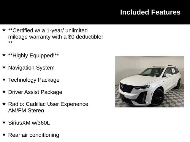 Certified 2022 Cadillac XT6 Sport w/ Technology Package AWD/4WD image 4