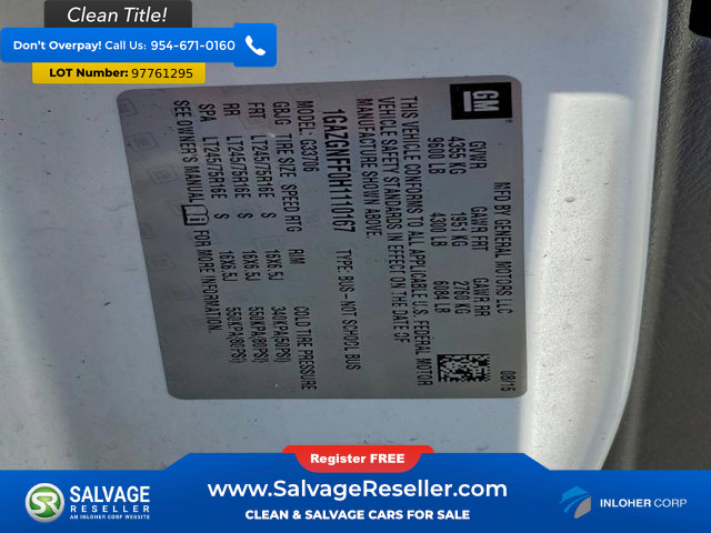 Used 2017 Chevrolet Express 3500 LS image 17