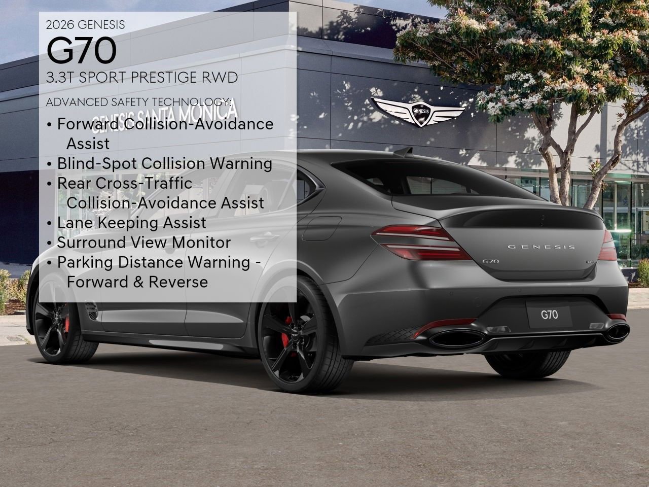 New 2026 Genesis G70 3.3T Sport Prestige RWD image 11