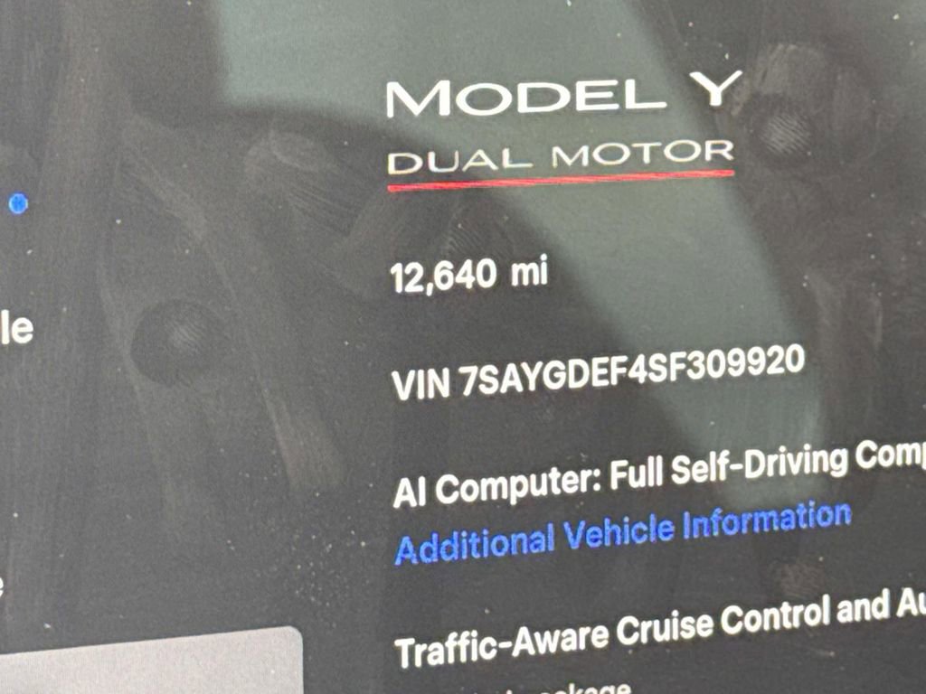 Used 2025 Tesla Model Y Performance AWD/4WD image 8