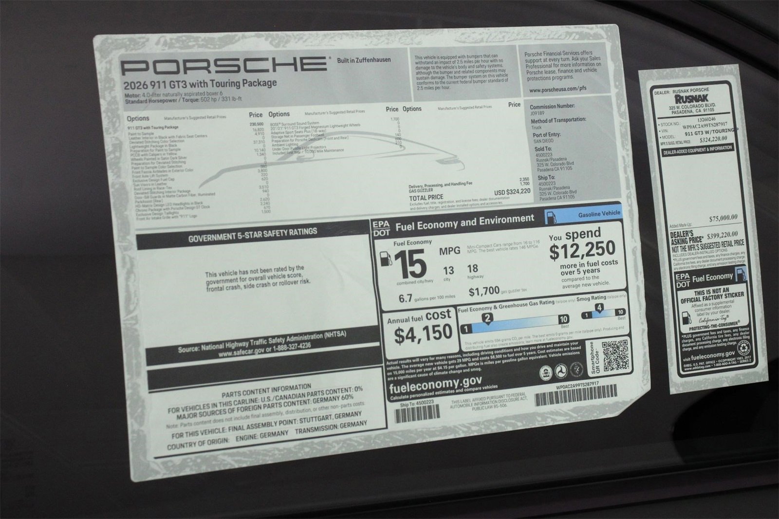 New 2026 Porsche 911 GT3 image 25