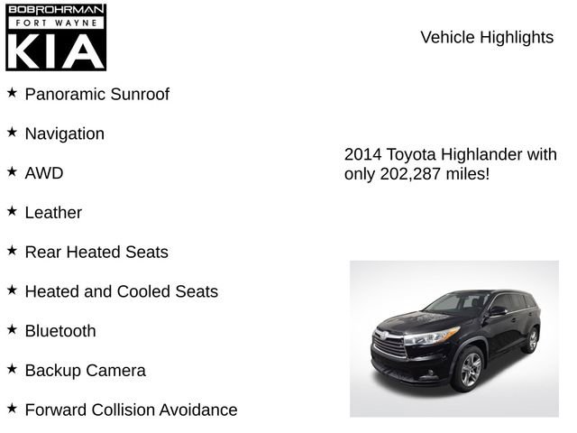 Used 2014 Toyota Highlander Limited Platinum AWD/4WD image 7