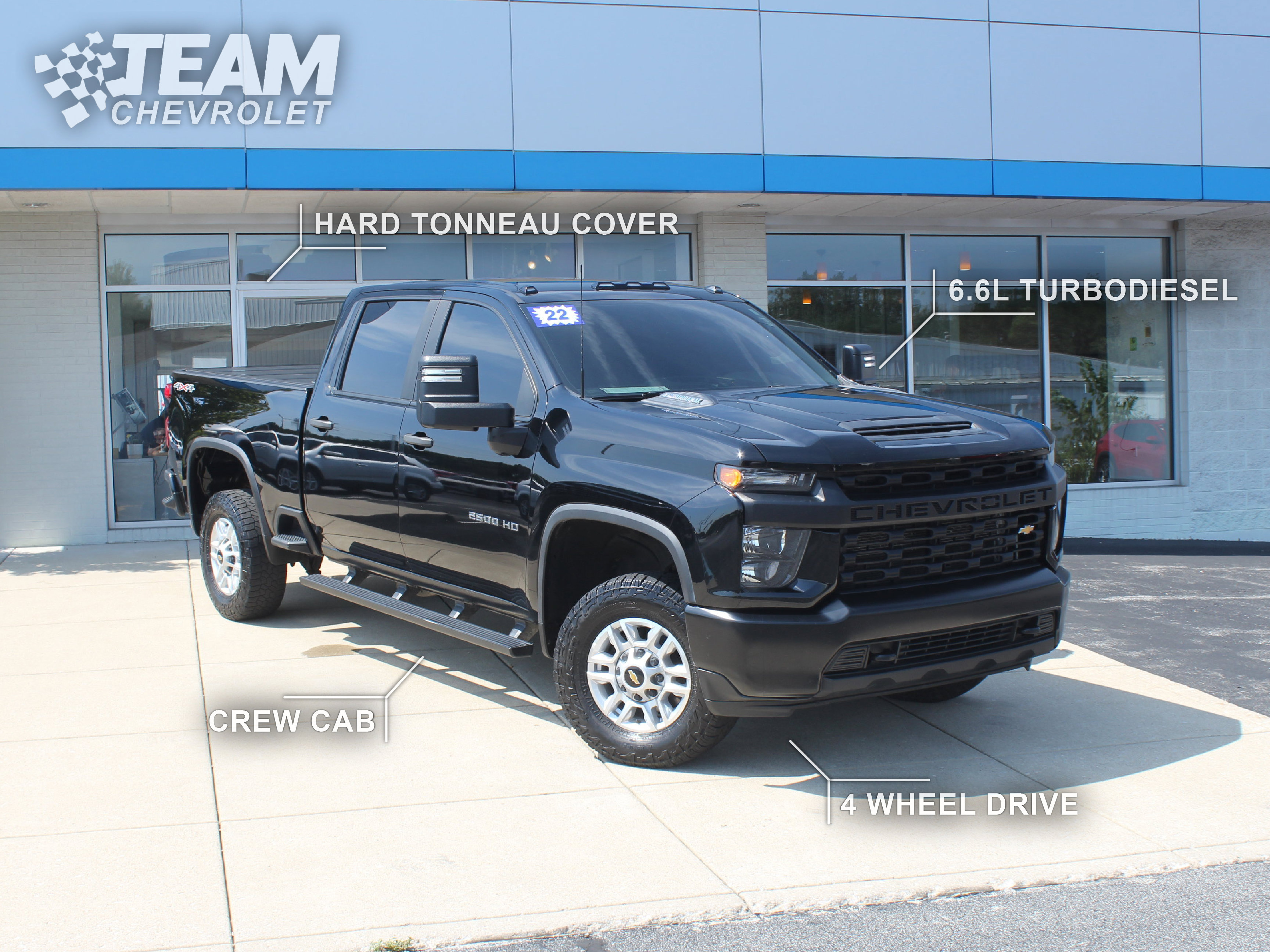 Used 2022 Chevrolet Silverado 2500 W/T w/ WT Convenience Package AWD/4WD image 2