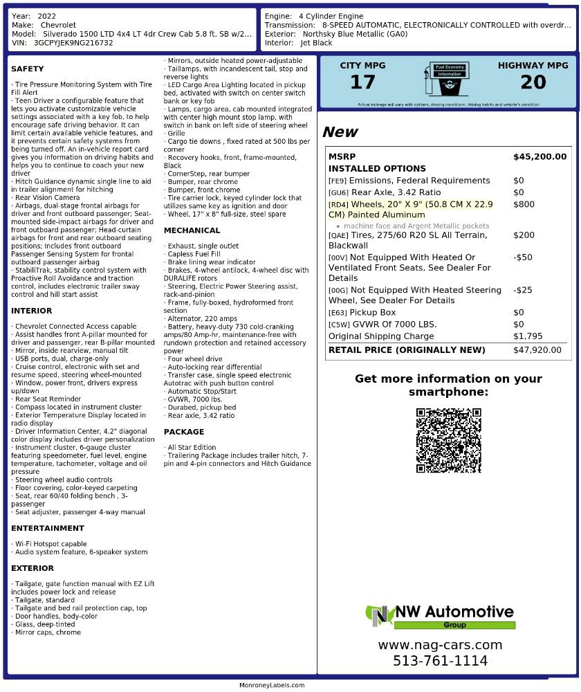 Used 2022 Chevrolet Silverado 1500 LT AWD/4WD image 2