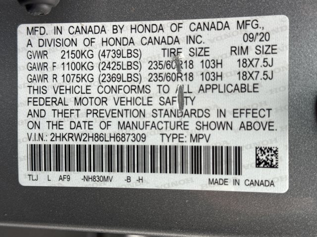 Used 2020 Honda CR-V EX-L image 26